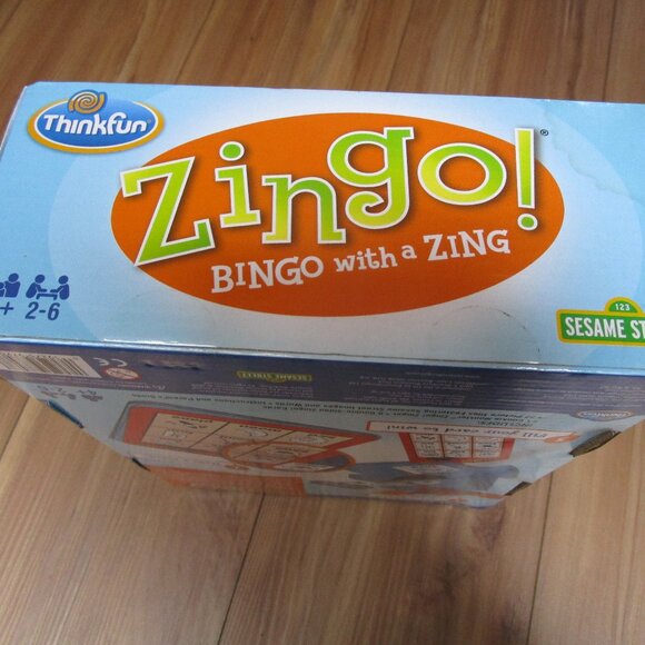 ZINGO Sesame Street BNIP Bingo with a Zing ThinkFun Ages 4+ DAMAGED BOX - Picture 4 of 11